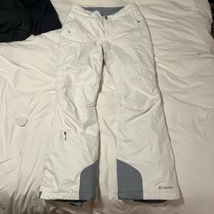 Columbia Women’s White Insulated Snow Pants